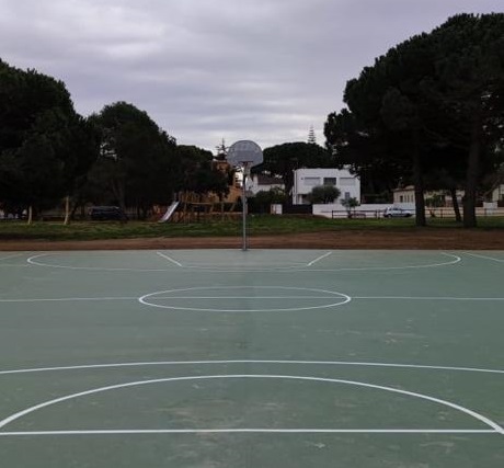 Pista de bàsquet a Calella