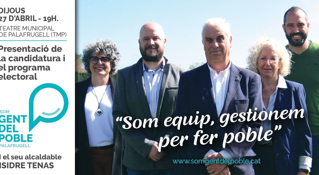 27/04 TMP – Presentació de la candidatura i el programa electoral
