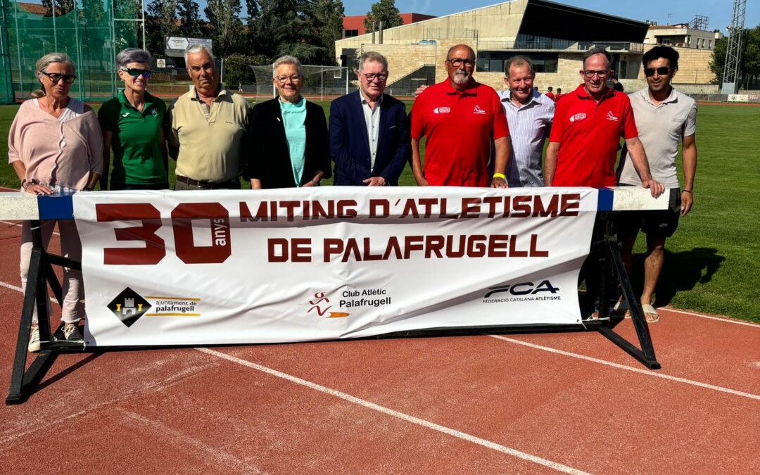 Isidre Tenas a la presentació del 30è Miting d’Atletisme de Palafrugell