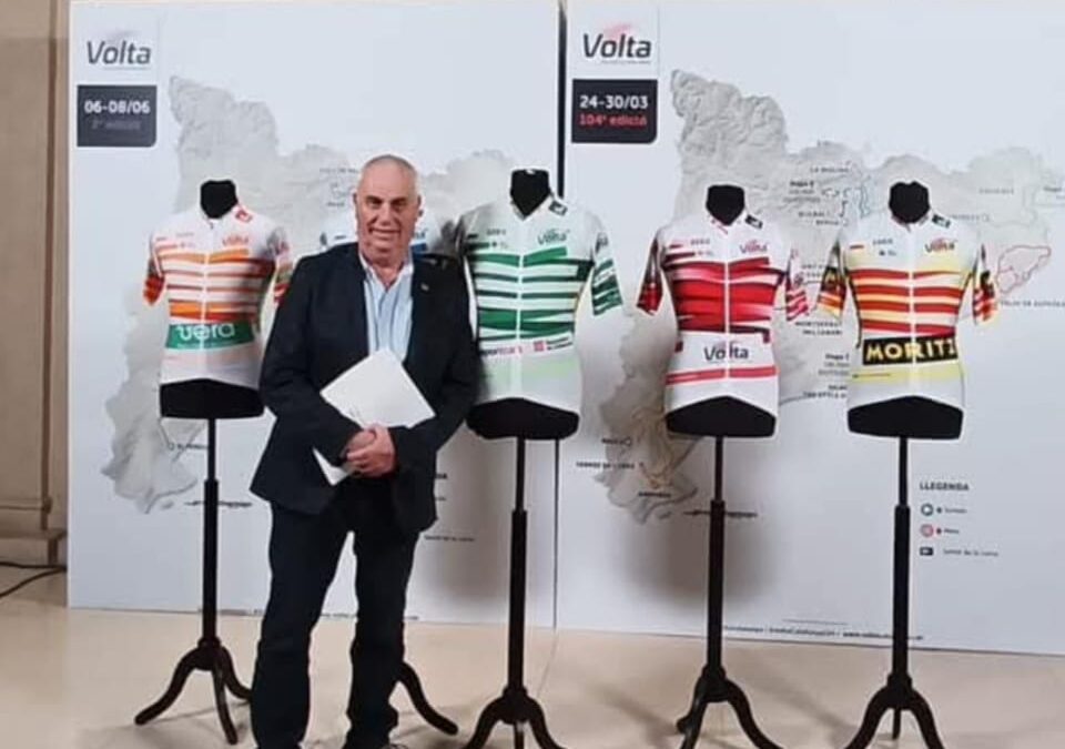 Isidre Tenas, regidor d’Esports, a la presentació de la Volta Ciclista de Catalunya